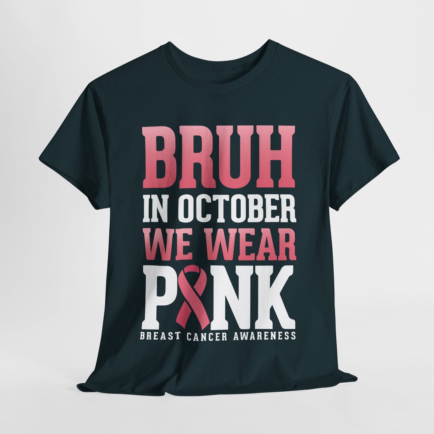 Breast Cancer Warrior In October We Wear Pink Womens Tee