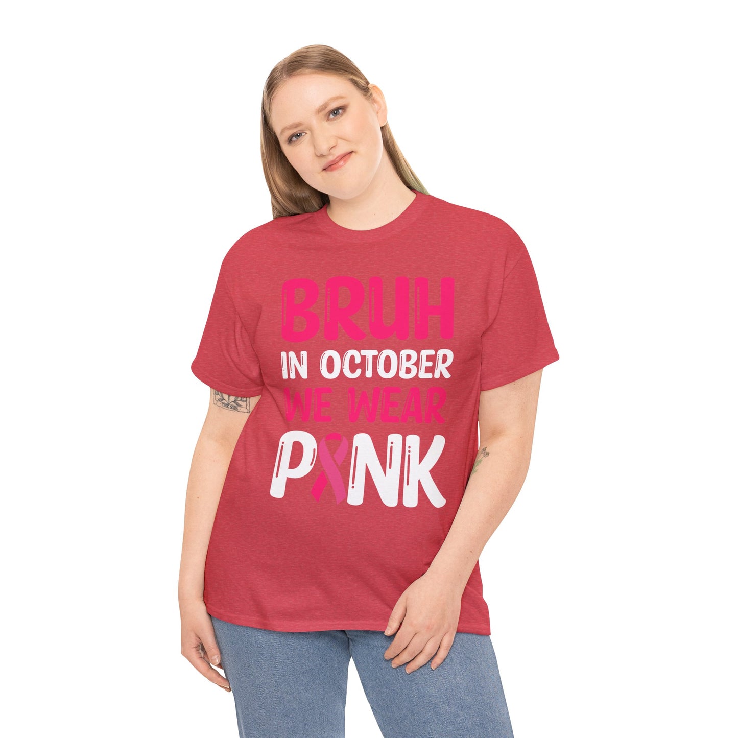 In October We Wear Pink Funny October Survivor Tee