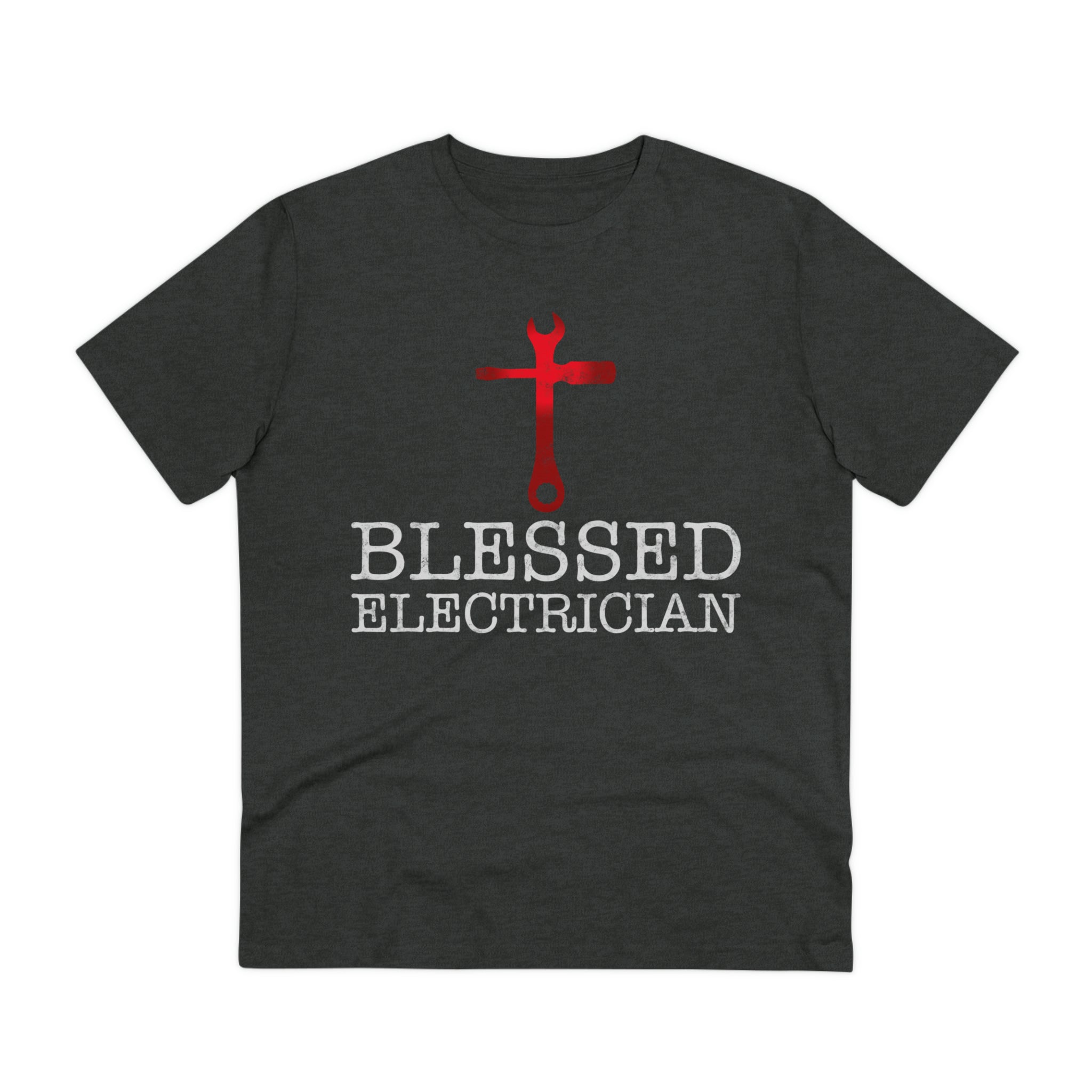 Blessed Electrician gift for Christian Electrician Organic Creator T-shirt - Unisex