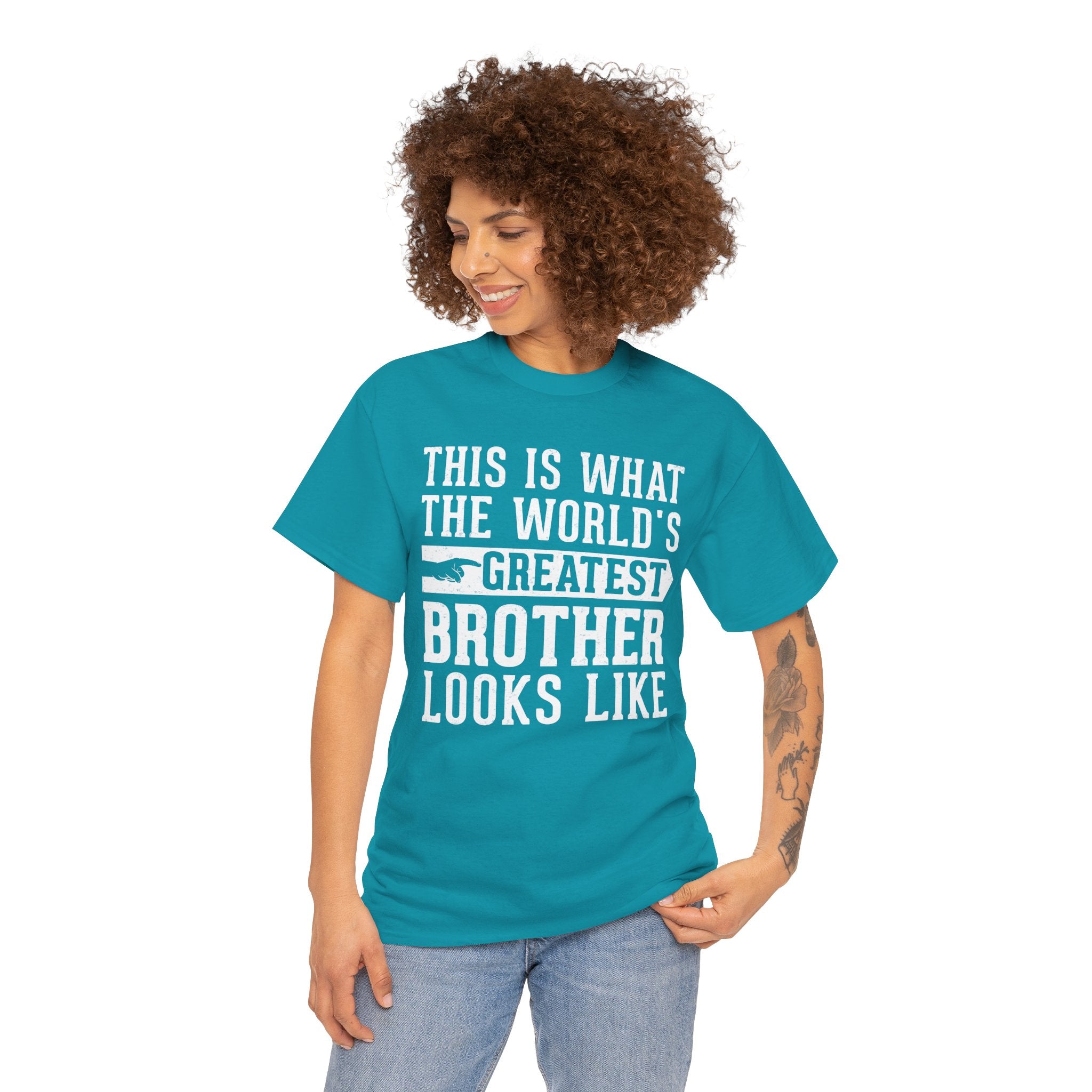 This is what the world's greatest brother looks like Funny T-Shirt