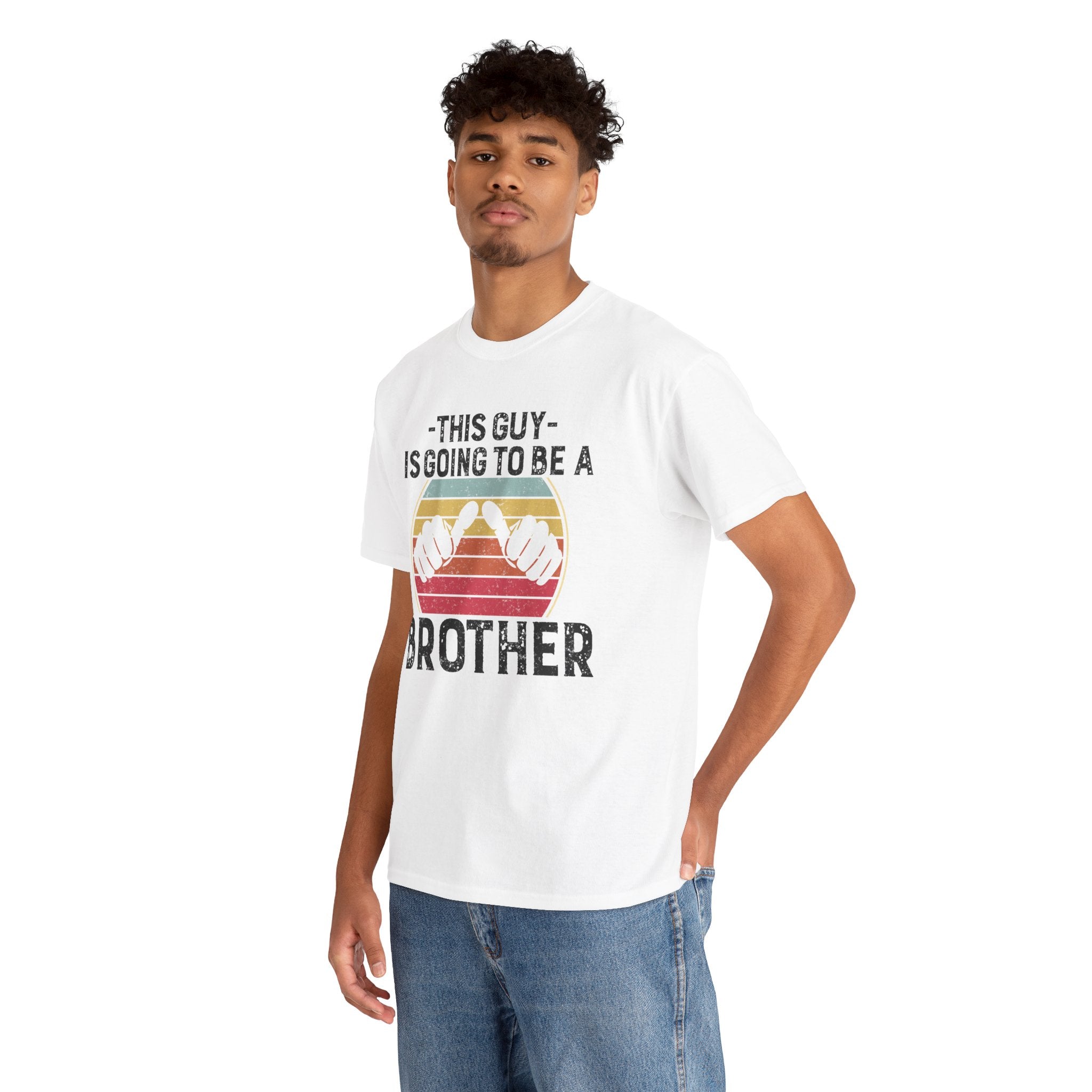 Retro Style This Guy Is Going To Be A Brother Funny Brother Gift T-Shirt