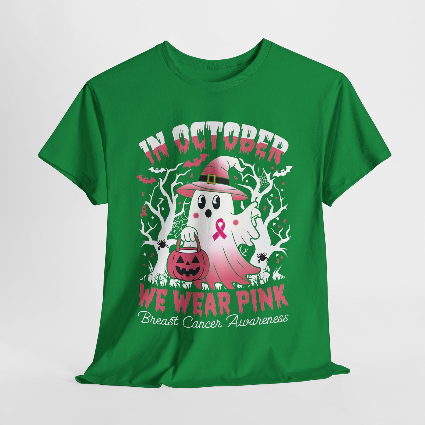 In October We Wear Pink Funny Breast Cancer Gift Shirts