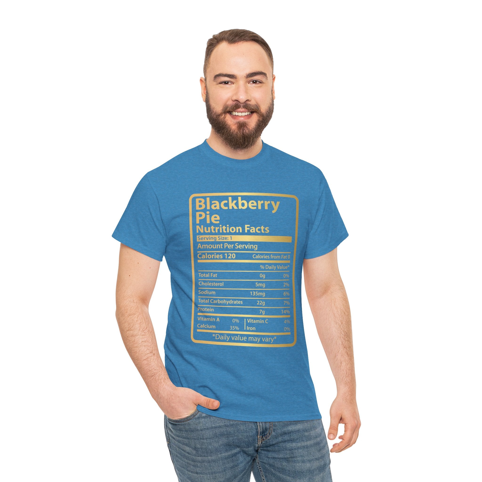 Funny Blackberry Pie Nutrition Facts Men's Tee