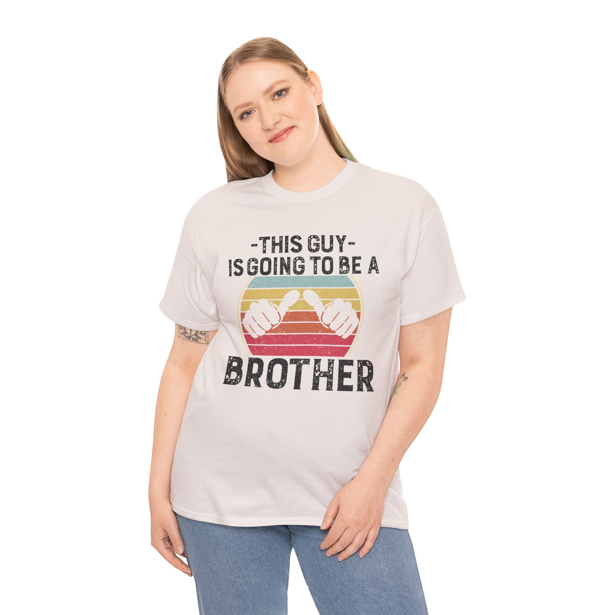 Retro Style This Guy Is Going To Be A Brother Funny Brother Gift T-Shirt