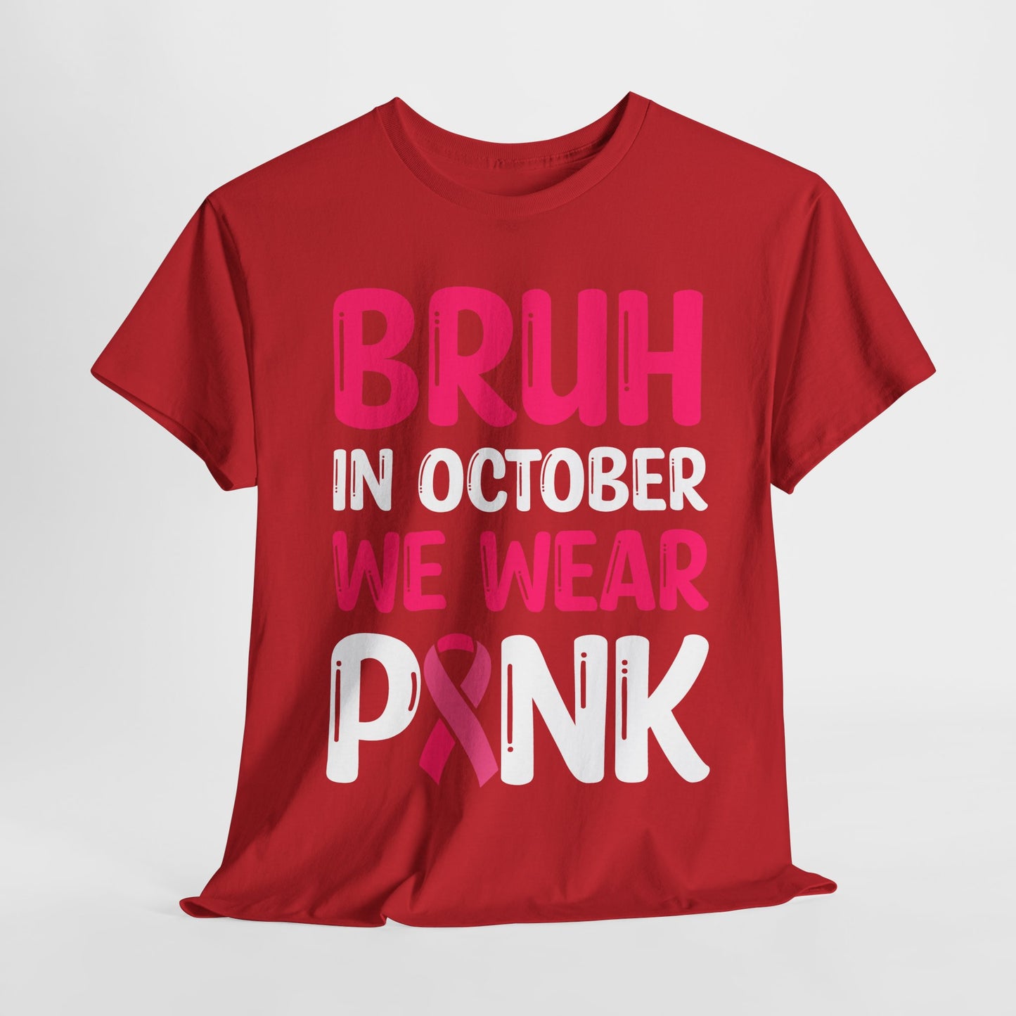 In October We Wear Pink Funny October Survivor Tee