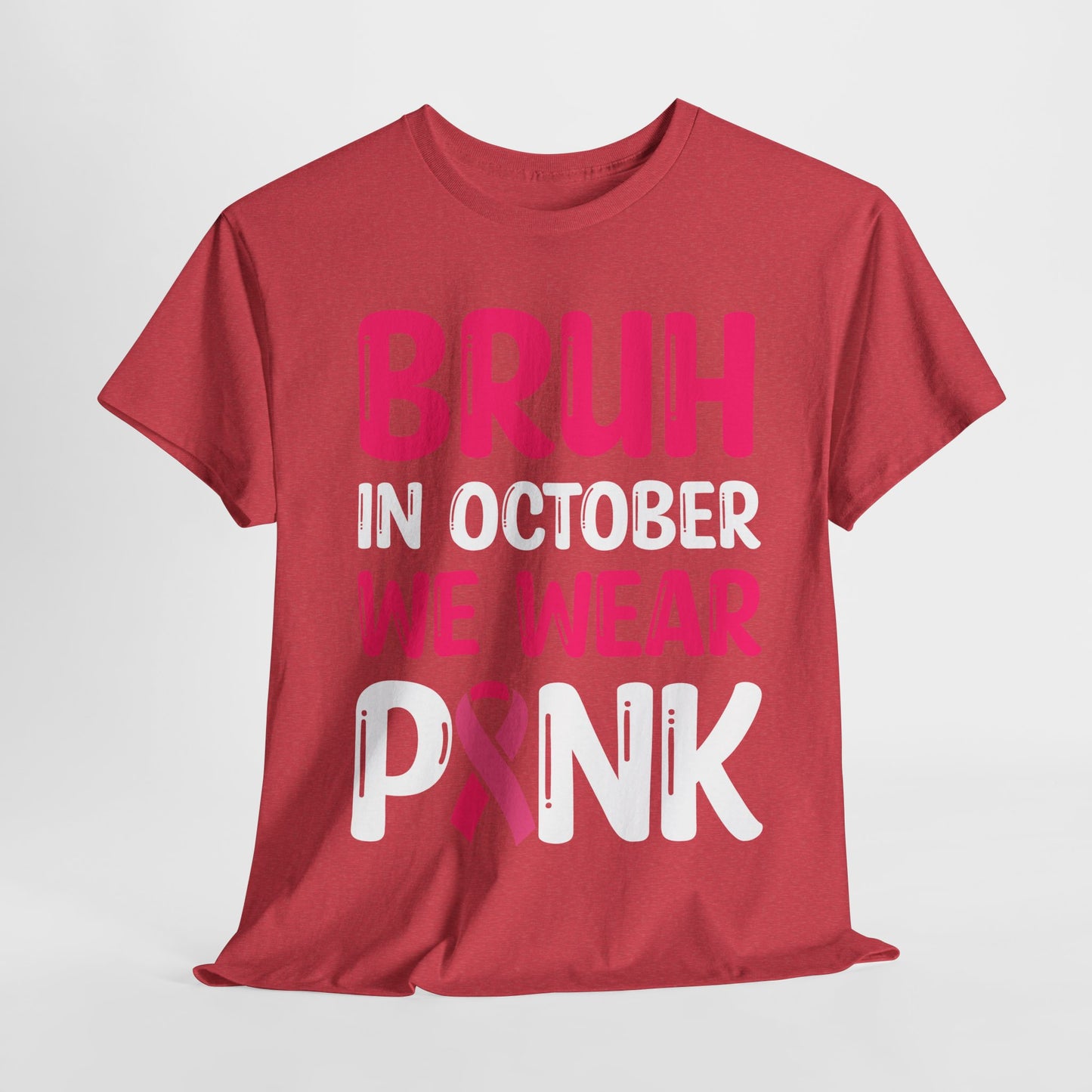 In October We Wear Pink Funny October Survivor Tee