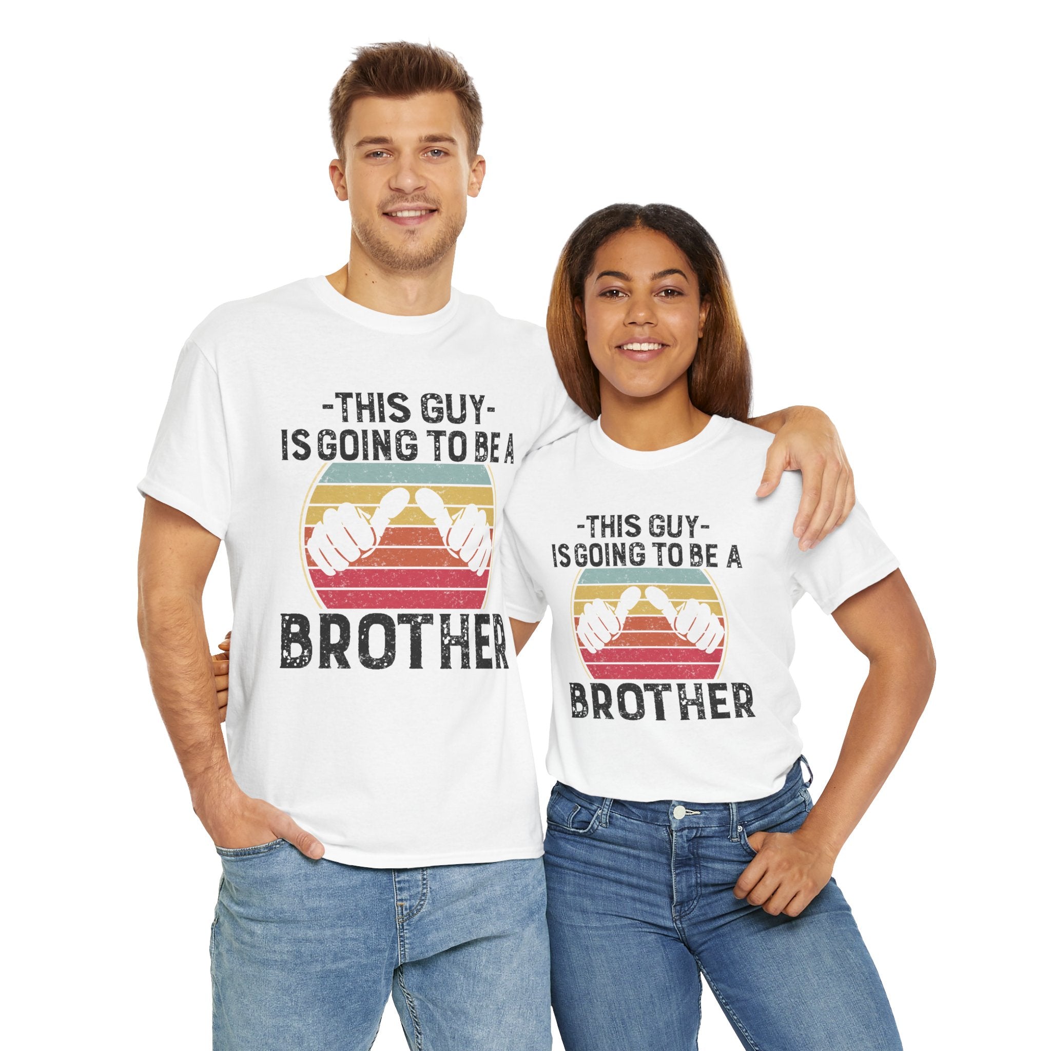 Retro Style This Guy Is Going To Be A Brother Funny Brother Gift T-Shirt