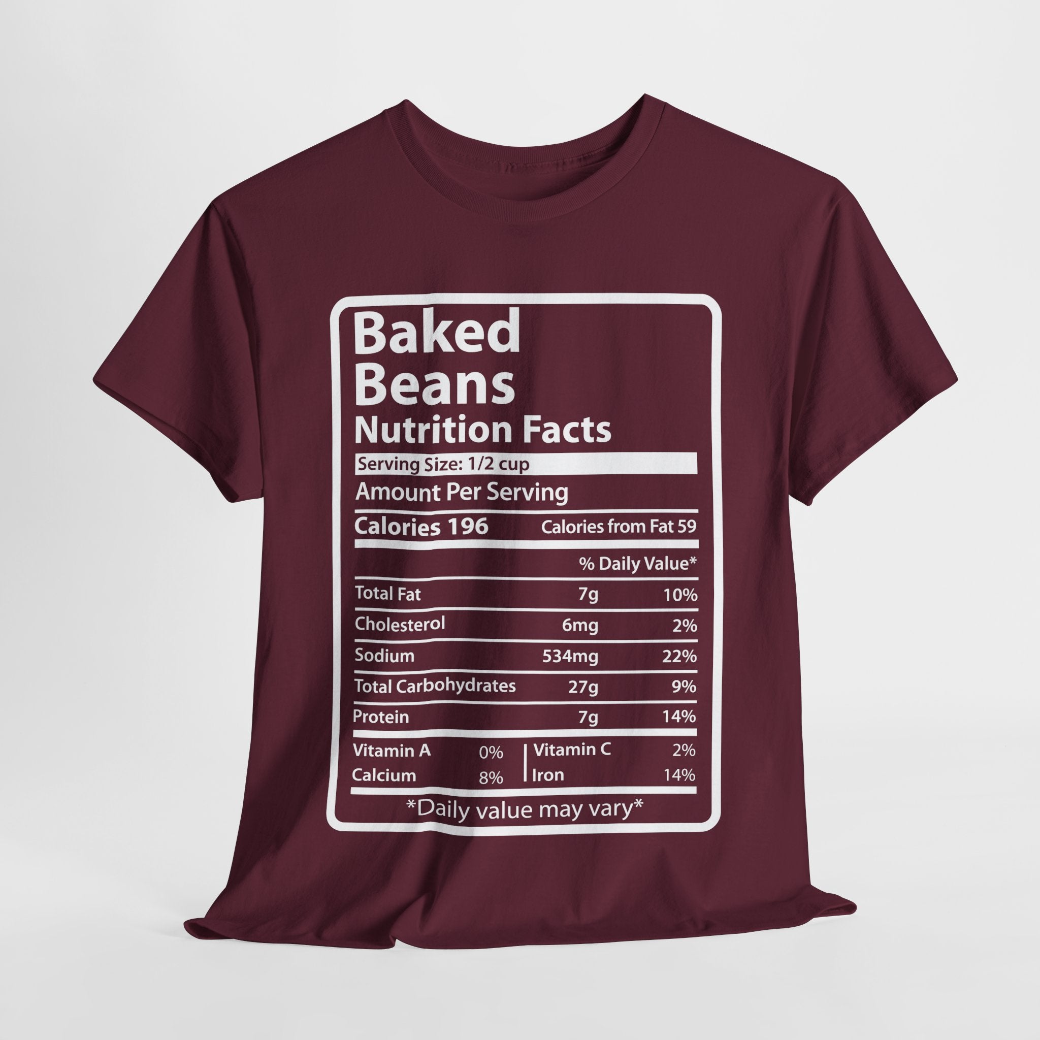 Funny Baked Beans Mens Tee for Thanksgiving Christmas