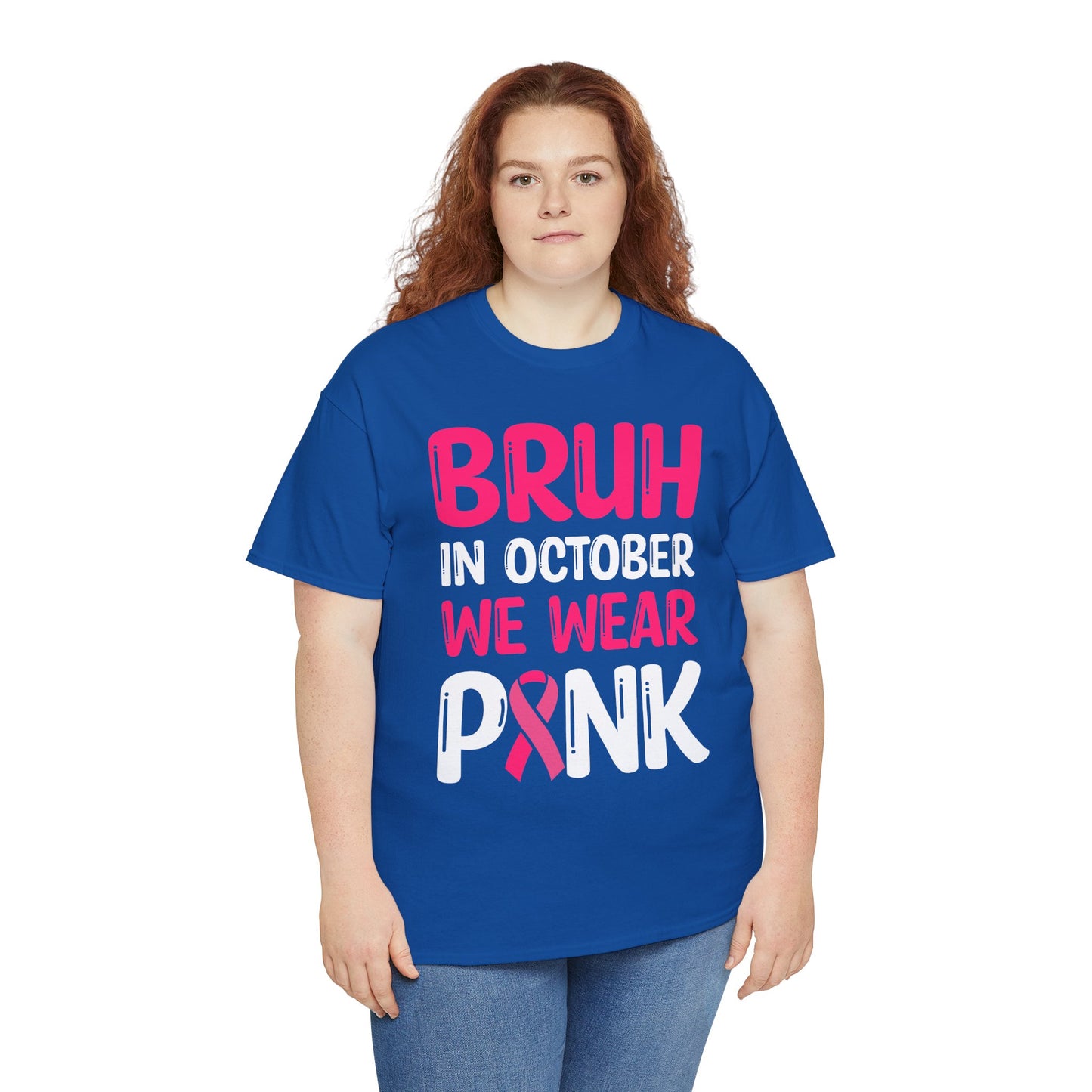 In October We Wear Pink Funny October Survivor Tee