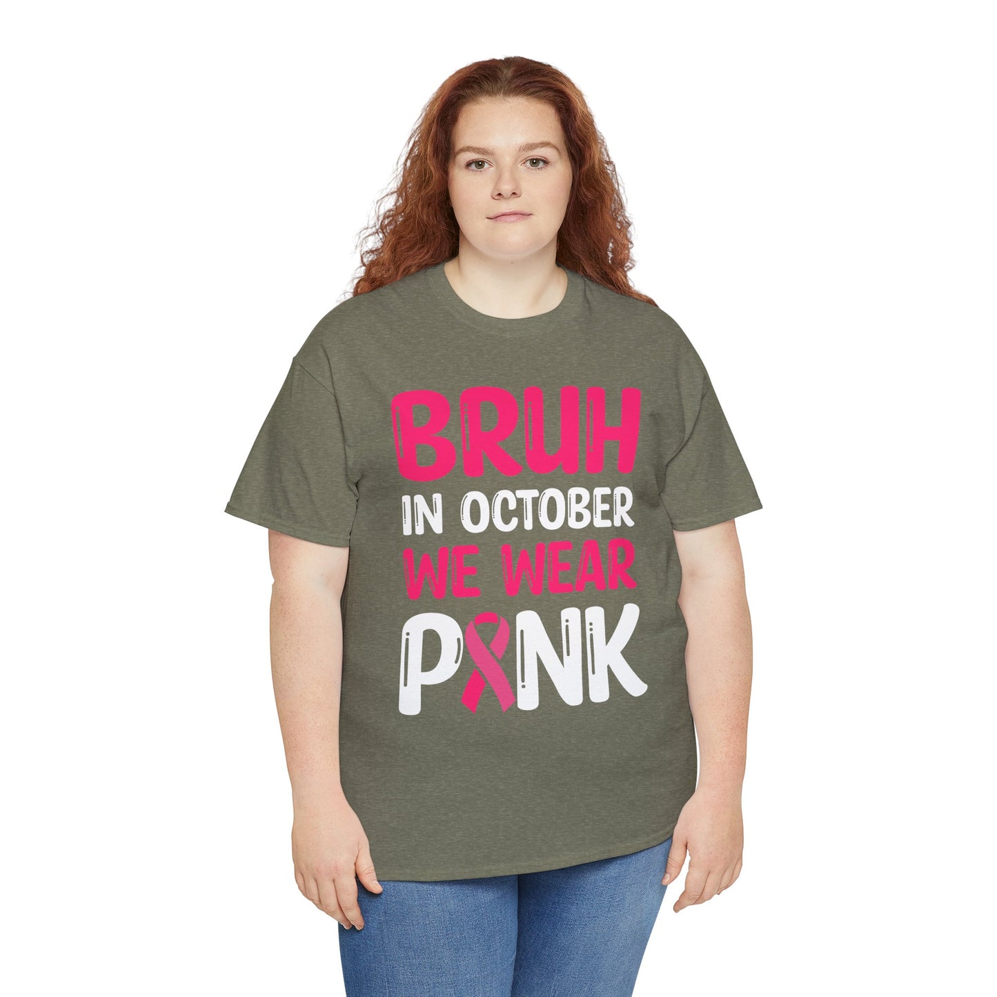 In October We Wear Pink Funny October Survivor Tee