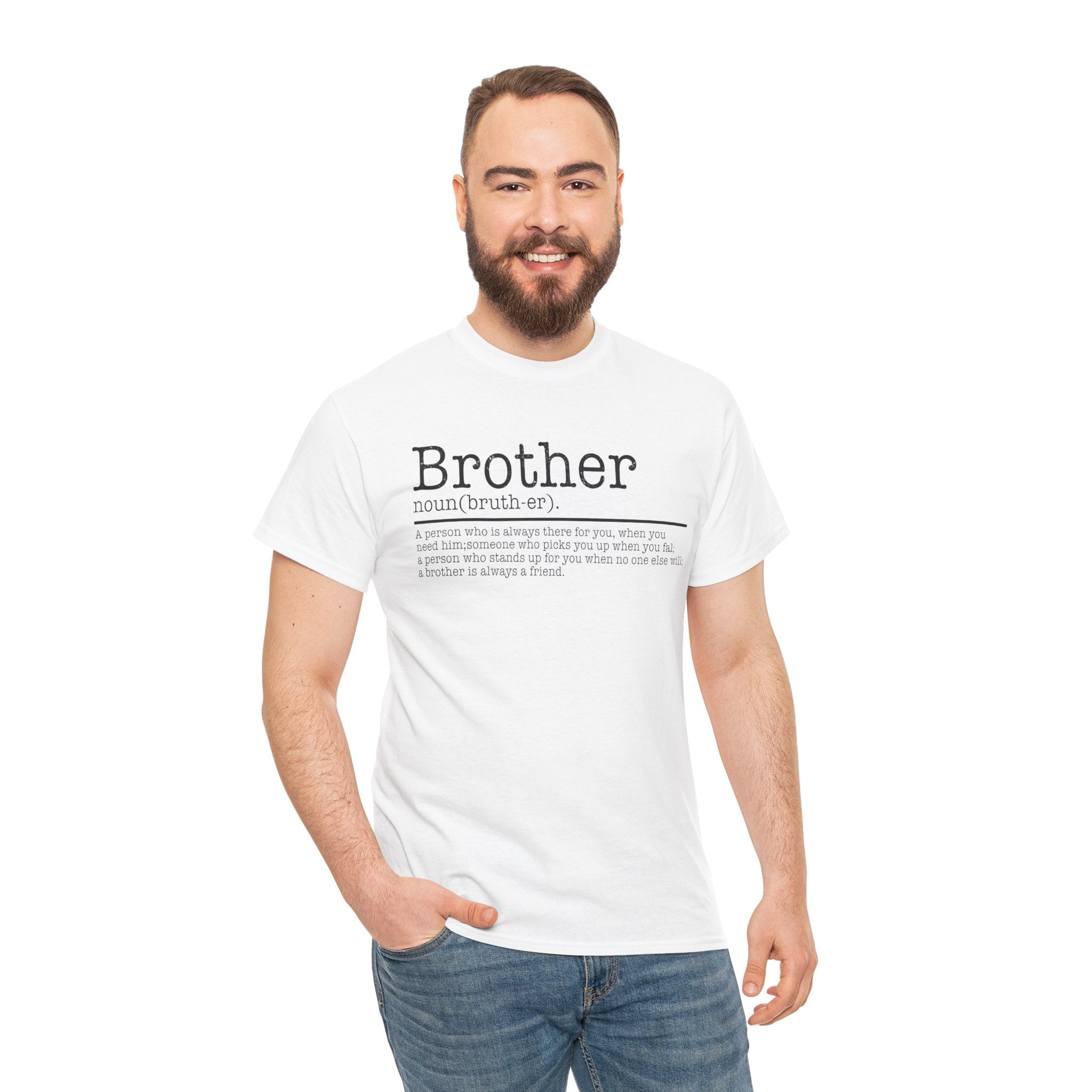 Funny Brother Definition Men's Tee Shirt - Humor Gifts for Him