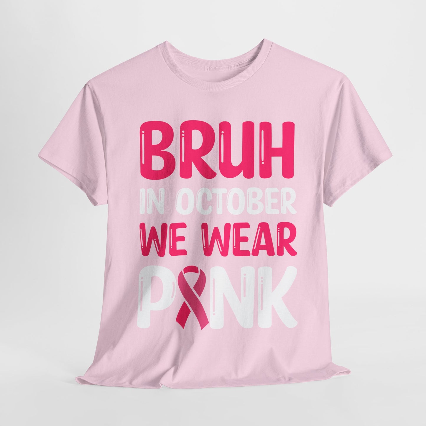 In October We Wear Pink Funny October Survivor Tee