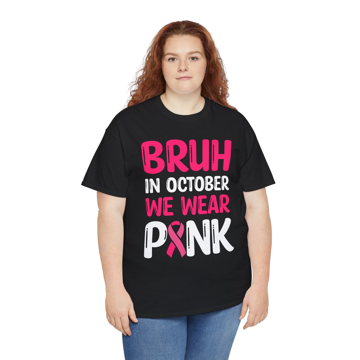 In October We Wear Pink Funny October Survivor Tee